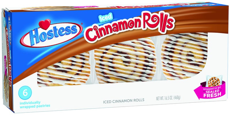 Hostess Danish Snack Cakes (Iced Cinnamon Rolls) - Image 1